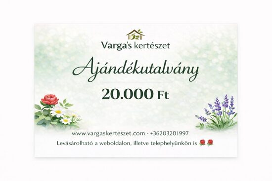 Ajandékutalvány 20000#